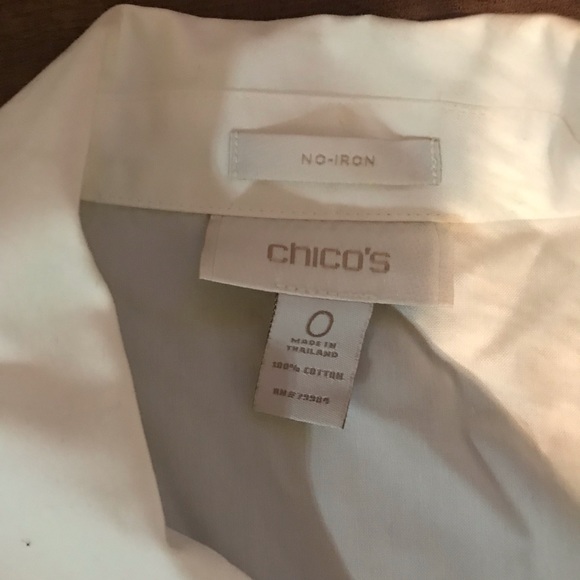 Chico’s White Button Down - Picture 3 of 3